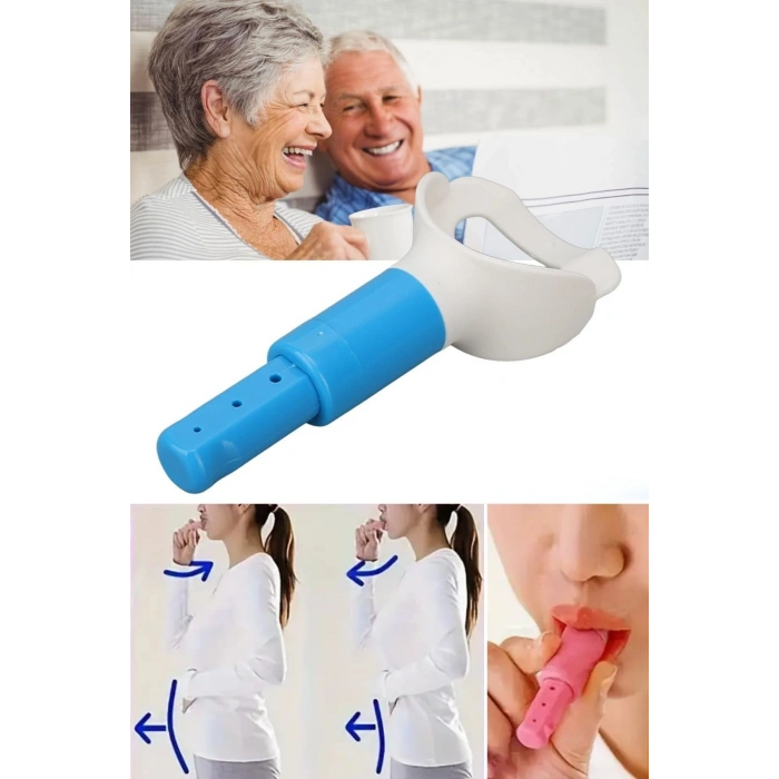 Durukar® Taşınabilir Karın Kası Çalıştırıcı Solunum Egzersiz Eğitmeni Nefes Egzersiz Aparatı