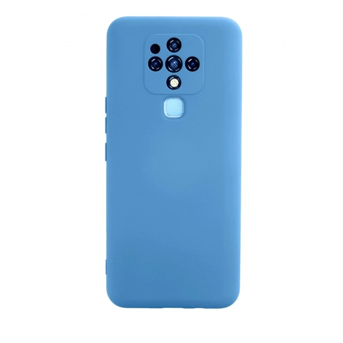 Durukar®  Tecno Camon 16 Kılıf Nano içi Kadife Silikon - Mavi