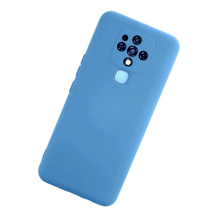 Durukar®  Tecno Camon 16 Kılıf Nano içi Kadife Silikon - Mavi