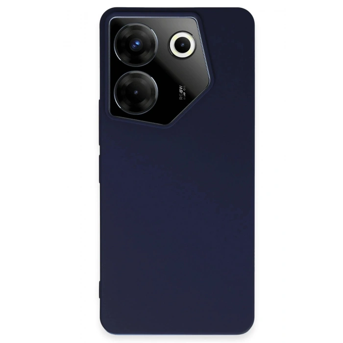 Durukar®  Tecno Camon 20 Pro 5G Kılıf First Silikon - Lacivert