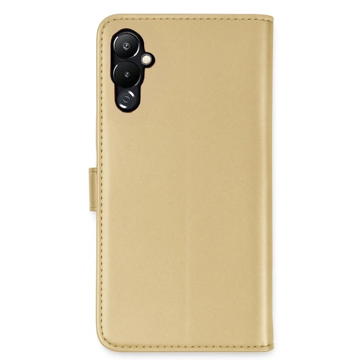 Durukar®  Tecno Pova 4 Kılıf Trend S Plus Kapaklı Kılıf - Gold