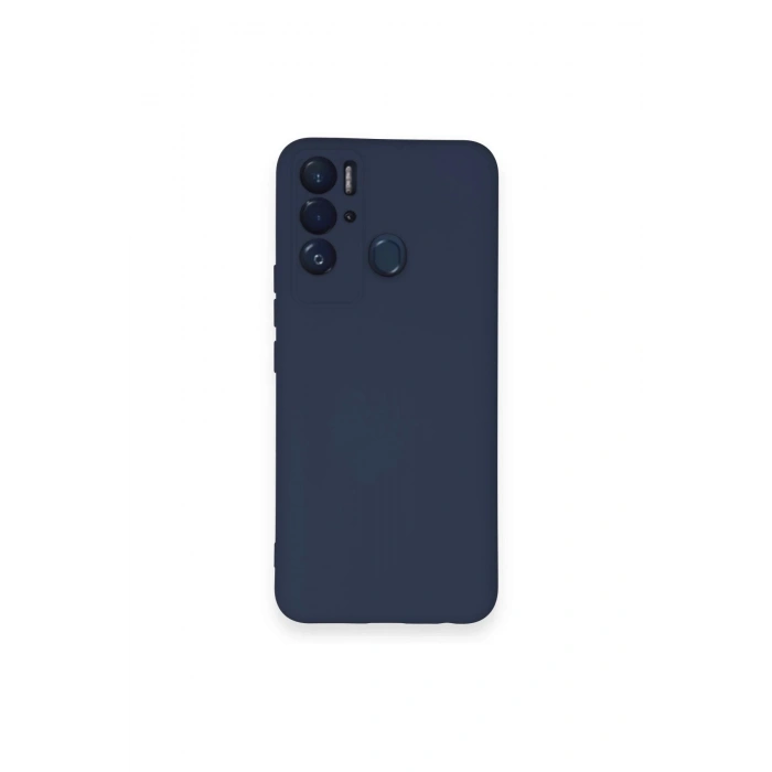 Durukar®  Tecno Pova Neo Kılıf Nano içi Kadife Silikon - Lacivert