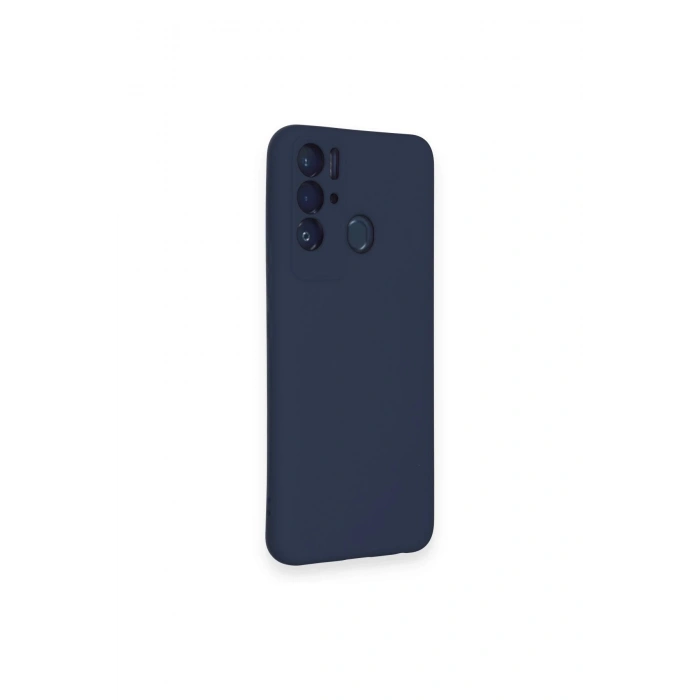 Durukar®  Tecno Pova Neo Kılıf Nano içi Kadife Silikon - Lacivert