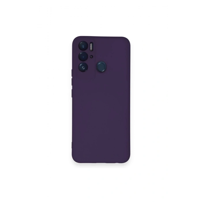 Durukar®  Tecno Pova Neo Kılıf Nano içi Kadife Silikon - Mor