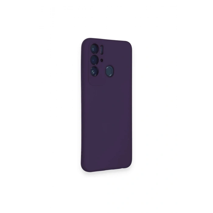 Durukar®  Tecno Pova Neo Kılıf Nano içi Kadife Silikon - Mor