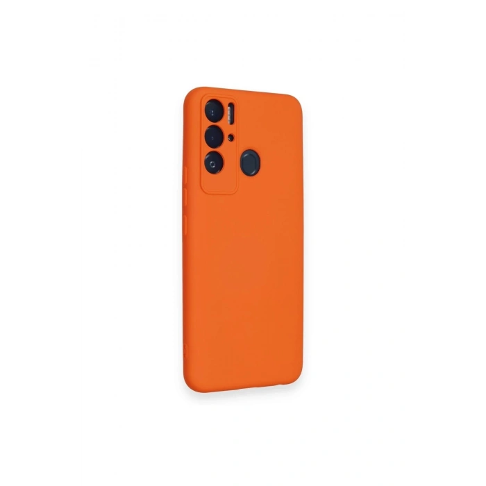 Durukar®  Tecno Pova Neo Kılıf Nano içi Kadife Silikon - Turuncu