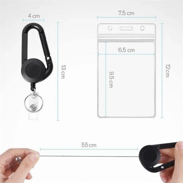 Durukar® Teleskopik Karabina Anahtarlık