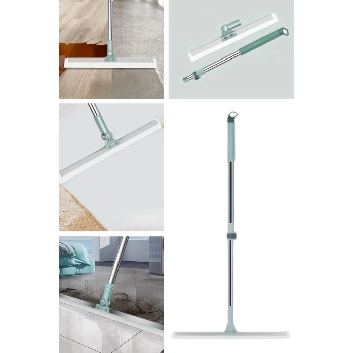 Durukar® Teleskopik Oynar Başlıklı Cam,Zemin Silme Aparatı Çekçek