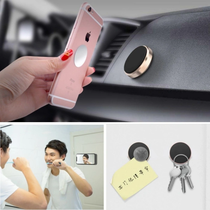 Durukar® Tüm Modellerle Uyumlu Manyetik Araç İçi Telefon Tutucu Çok Amaçlı Güçlü Mıknatıs Tutucu