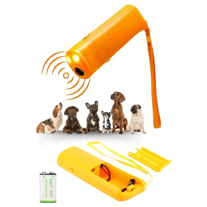 Durukar® Ultrasonik Köpeksavar Köpek Kovucu Köpek Kornası Eğitim Cihazı