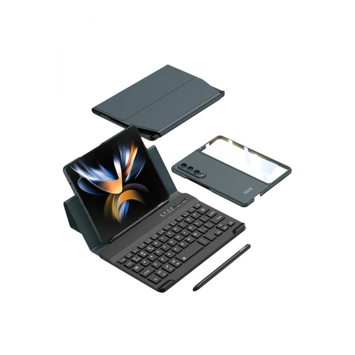Durukar®  Universal Universal Kılıf Fold Klavye - Koyu Yeşil