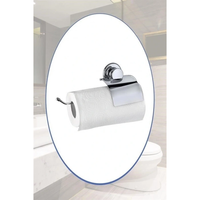 Durukar® Vantuzlu Yapışkanlı Kağıt Havluluk Rulo Havlu Tutacağı Askısı