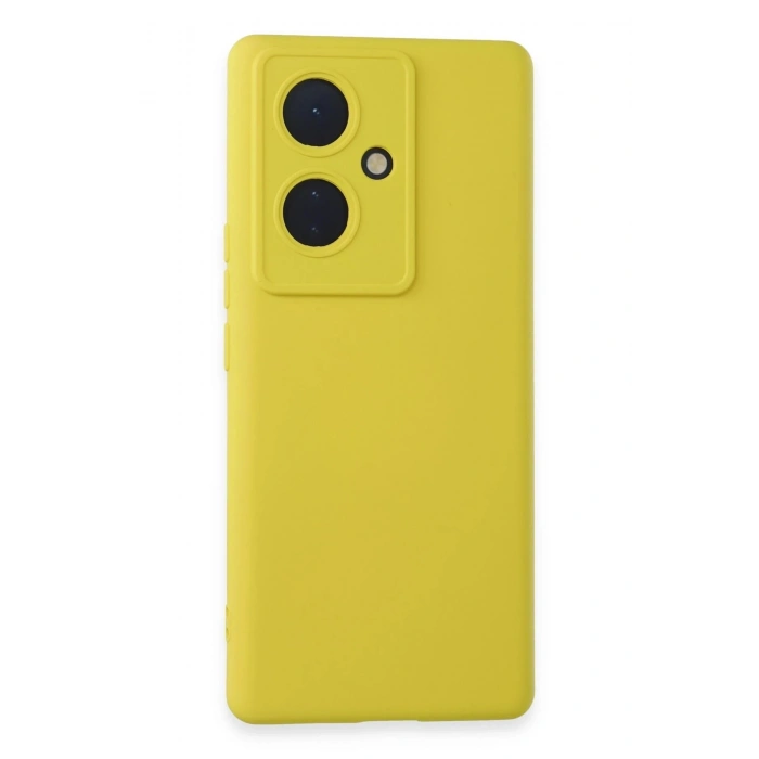 Durukar®  Vivo V29 Lite Kılıf Nano içi Kadife Silikon - Sarı