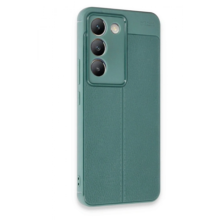 Durukar®  Vivo V30 Lite 4G Kılıf Auto Focus Kapak - Koyu Yeşil