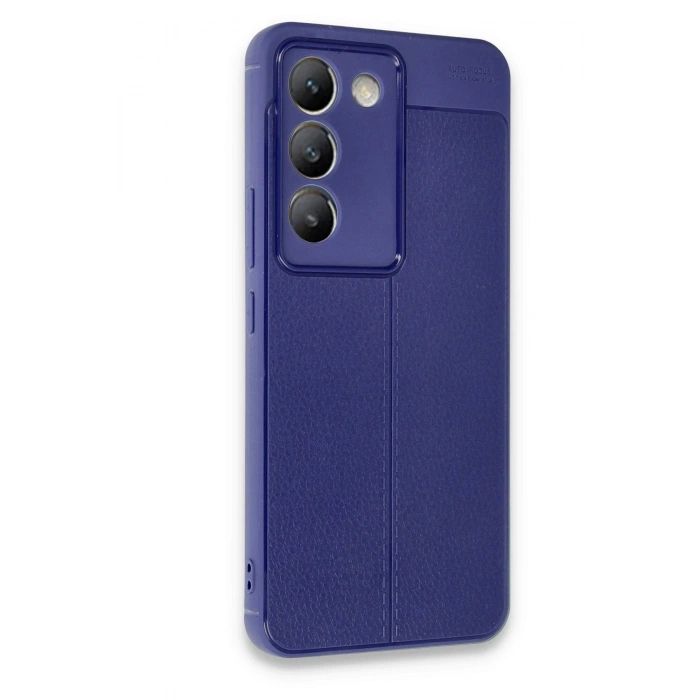 Durukar®  Vivo V30 Lite 4G Kılıf Auto Focus Kapak - Lacivert