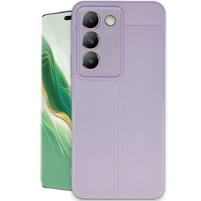 Durukar®  Vivo V30 Lite 4G Kılıf Auto Focus Kapak - Lila
