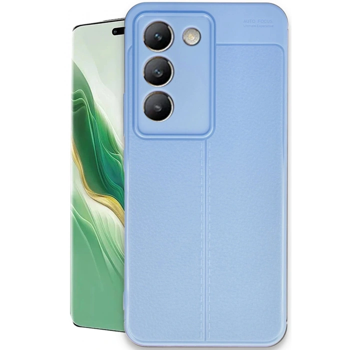 Durukar®  Vivo V30 Lite 4G Kılıf Auto Focus Kapak - Mavi