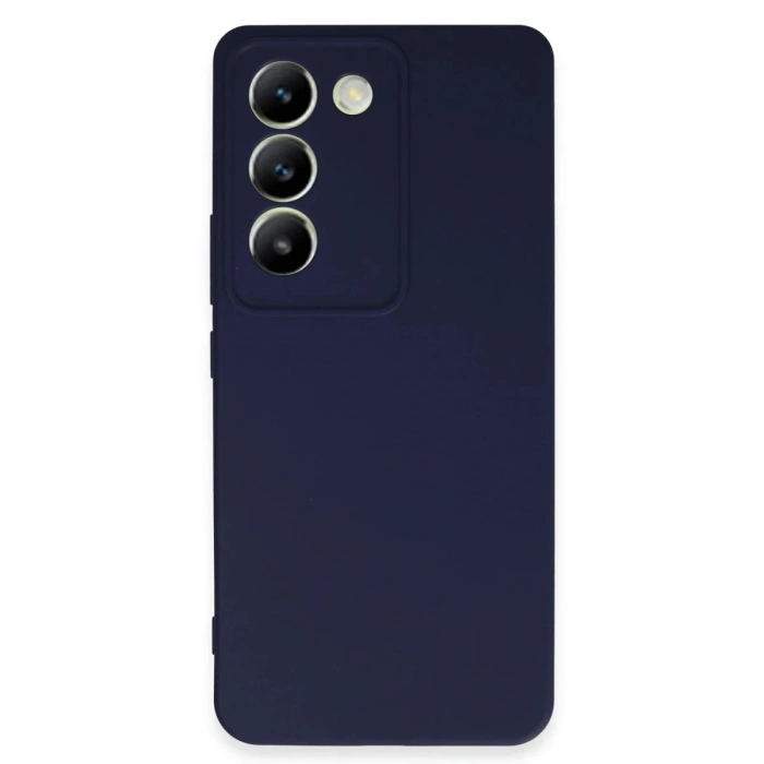 Durukar®  Vivo V30 Lite 4G Kılıf First Silikon - Lacivert