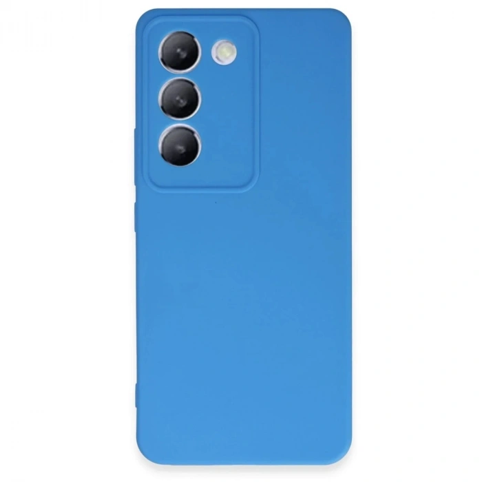 Durukar®  Vivo V30 Lite 4G Kılıf First Silikon - Mavi