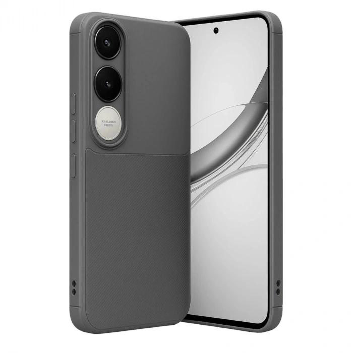 Durukar®  Vivo V50 Lite 4G Auto Focus Karbon Kapak - Gri
