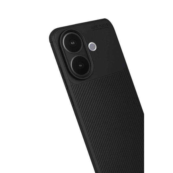 Durukar®  Vivo V60 Lite Auto Focus Karbon Kapak - Siyah