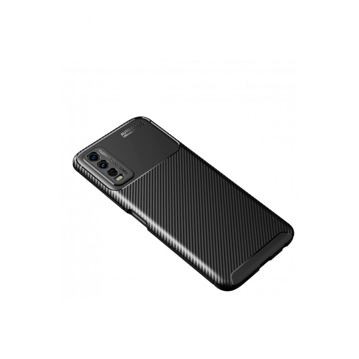 Durukar®  Vivo Y11S Kılıf Auto Focus Karbon Kapak - Siyah