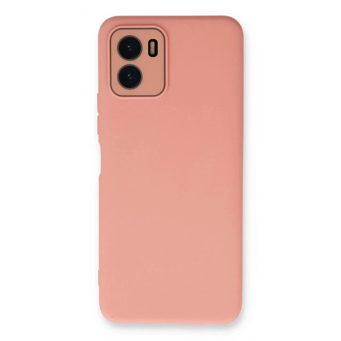 Durukar®  Vivo Y15S Kılıf Lansman Glass Kapak - Pembe
