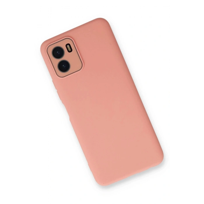 Durukar®  Vivo Y15S Kılıf Lansman Glass Kapak - Pembe