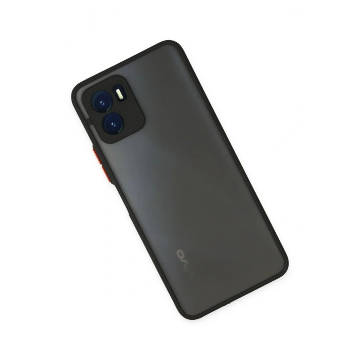 Durukar®  Vivo Y15S Kılıf Montreal Silikon Kapak - Siyah