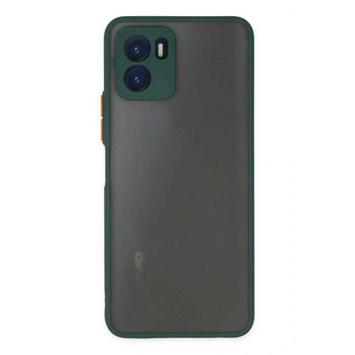 Durukar®  Vivo Y15S Kılıf Montreal Silikon Kapak - Yeşil