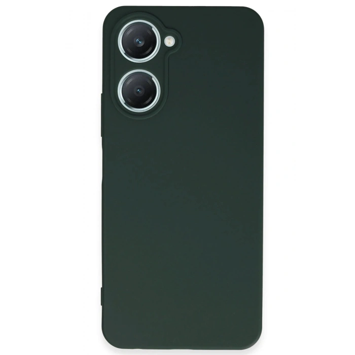 Durukar®  Vivo Y18 Kılıf First Silikon - Koyu Yeşil
