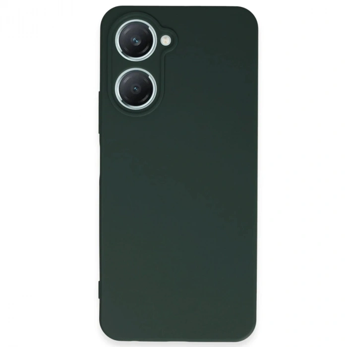 Durukar®  Vivo Y18 Kılıf First Silikon - Koyu Yeşil