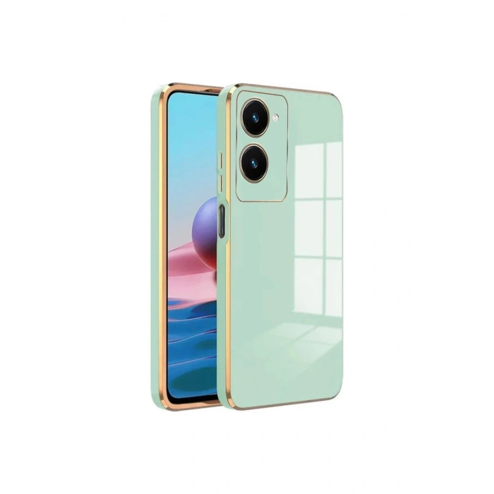 Durukar®  Vivo Y18 Kılıf Volet Silikon - Açık Yeşil