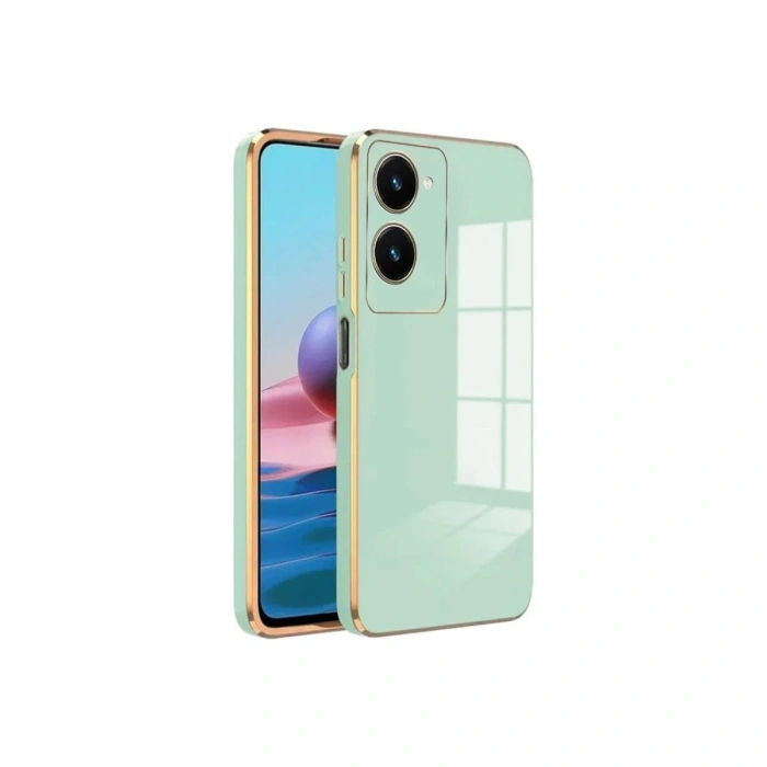 Durukar®  Vivo Y18 Kılıf Volet Silikon - Açık Yeşil