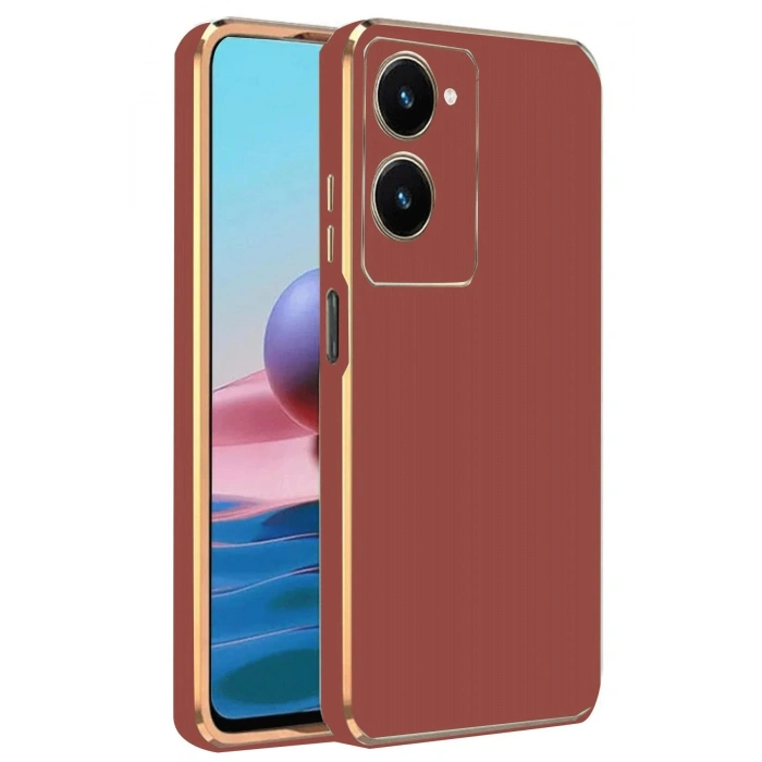 Durukar®  Vivo Y18 Kılıf Volet Silikon - Kırmızı