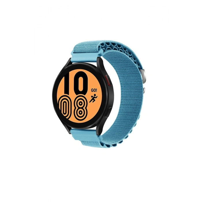 Durukar®  Watch 20mm KR410 Kumaş Kordon - Mavi