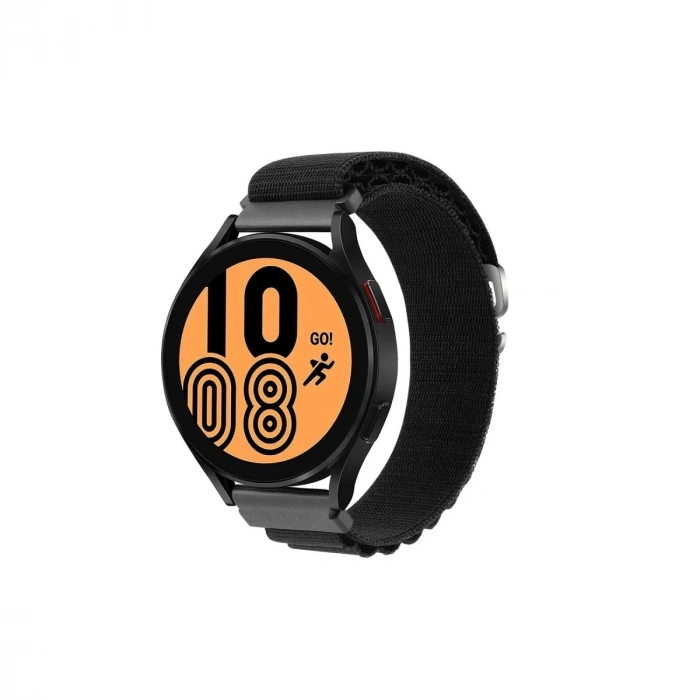 Durukar®  Watch 20mm KR410 Kumaş Kordon - Siyah