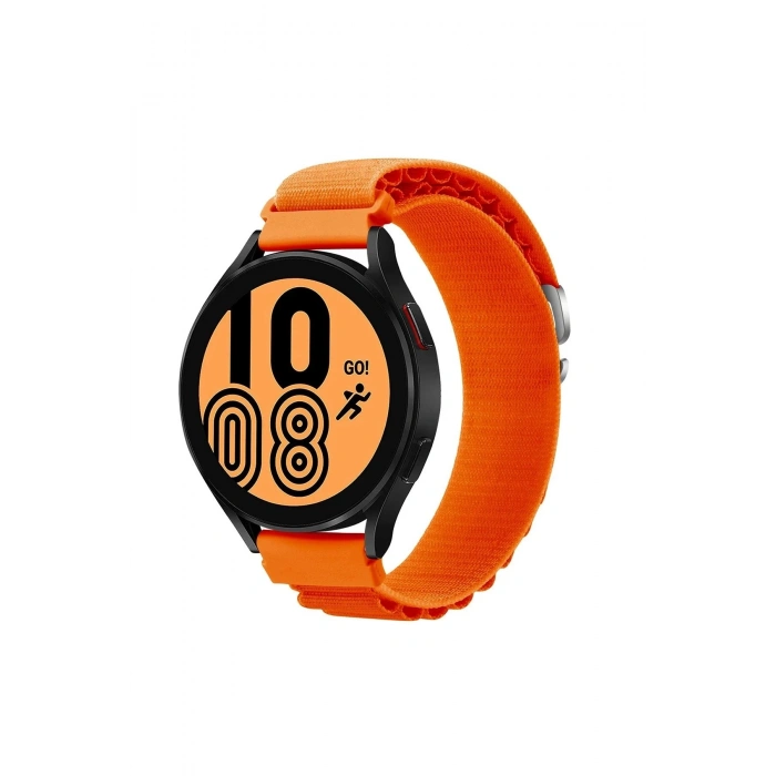 Durukar®  Watch 20mm KR410 Kumaş Kordon - Turuncu