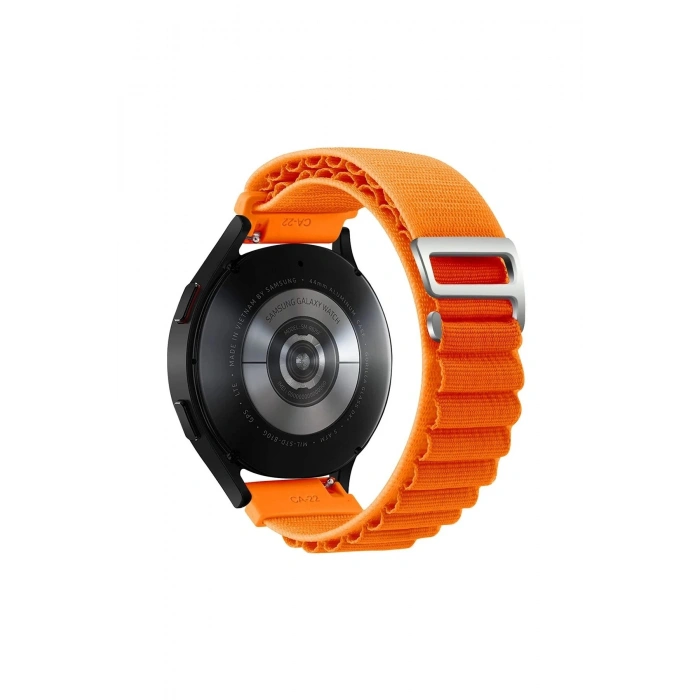 Durukar®  Watch 20mm KR410 Kumaş Kordon - Turuncu