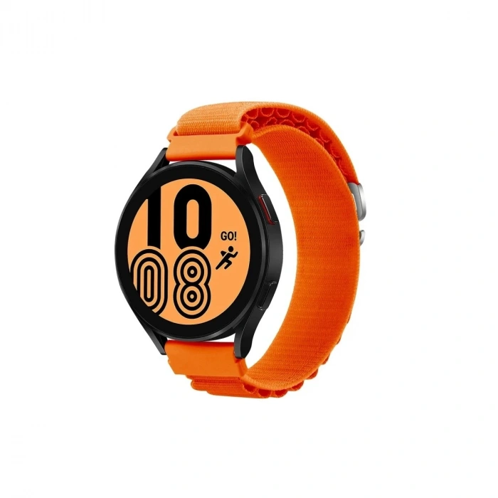 Durukar®  Watch 20mm KR410 Kumaş Kordon - Turuncu
