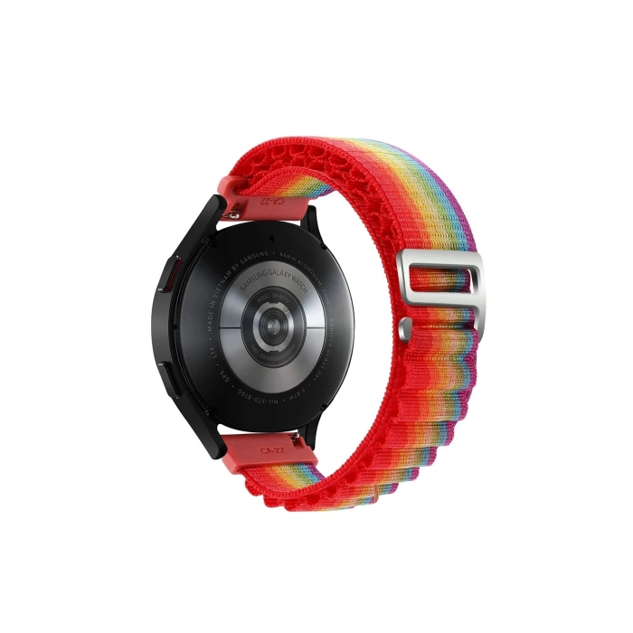 Durukar®  Watch 22mm KR410 Kumaş Kordon - Gökkuşağı 1