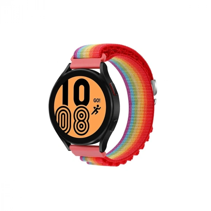Durukar®  Watch 22mm KR410 Kumaş Kordon - Gökkuşağı 1