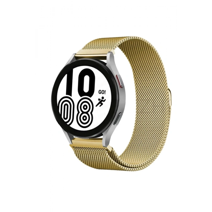 Durukar®  Watch 22mm Metal Mıknatıslı Kordon - Gold