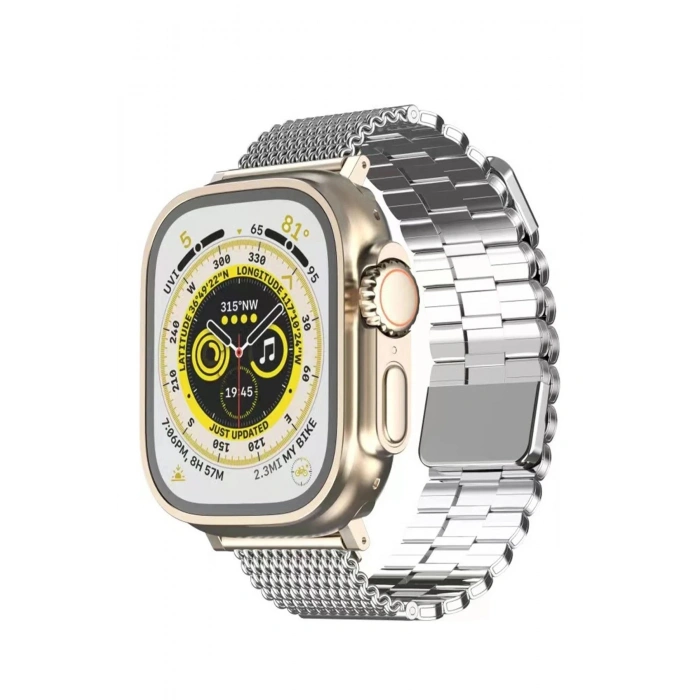 Durukar®   Watch 38mm Ascend Metal Kordon - Gümüş
