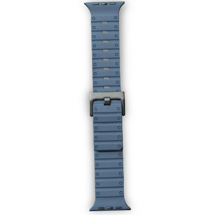 Durukar®   Watch 42mm Magnus Mıknatıslı Silikon Kordon - Mavi