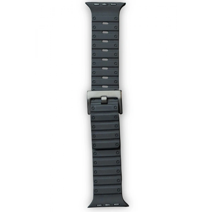 Durukar®   Watch 42mm Magnus Mıknatıslı Silikon Kordon - Siyah