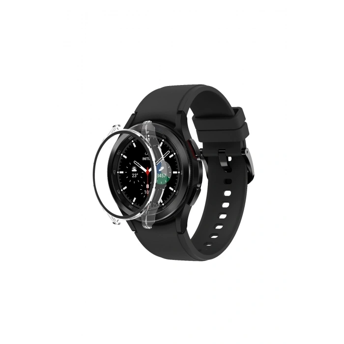 Durukar®  Watch 5 Pro 45mm Wall Camlı Kasa Ekran Koruyucu - Şeffaf
