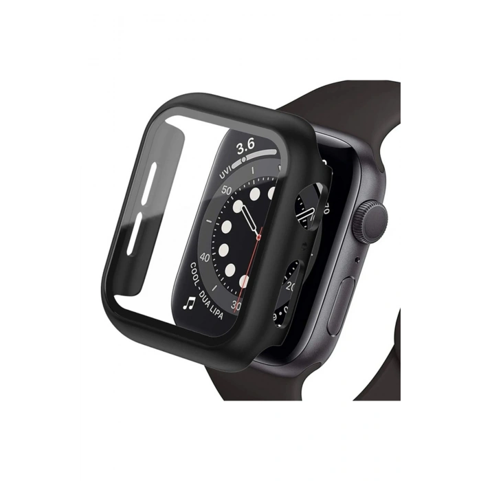 Durukar®   Watch Ultra 49mm Camlı Kasa Ekran Koruyucu - Siyah