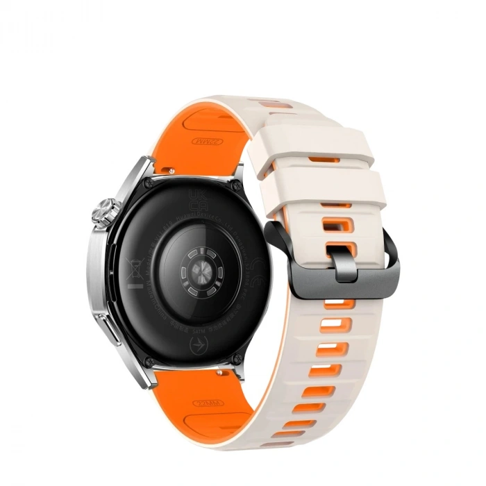Durukar®   Watch Ultra 49mm Minoc Kordon - Beyaz-Turuncu