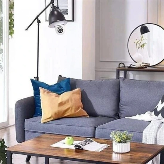 Durukar® WiFi 360 Panoramik Ampul Kamera Gece Görüş Ses Akıllı Hareket Algılayıcı